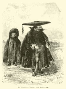 An Indigenous Priest and Collegian by Edouard Riou